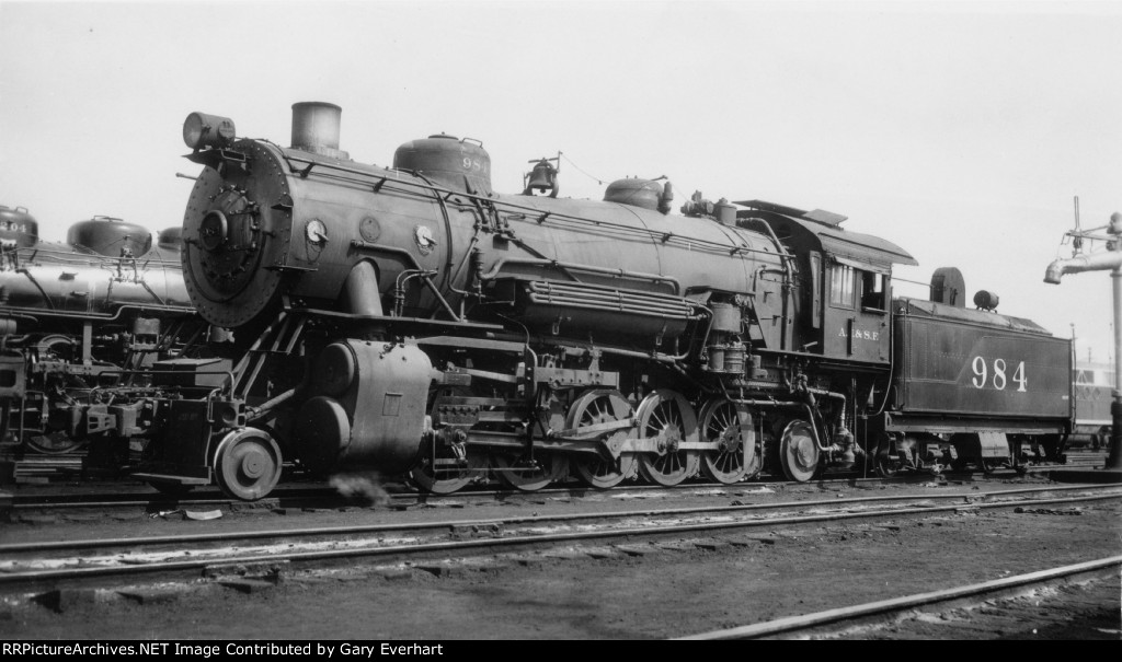 ATSF 2-10-2 #984 - Atchison, Topeka & Santa Fe